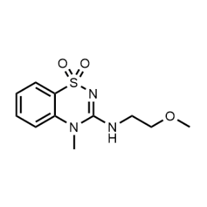 3-[(2-Methoxyethyl)Amino]-4-methyl-4H-1,2,4-benzothiadiazin-1,1-dioxide|CS-0760883