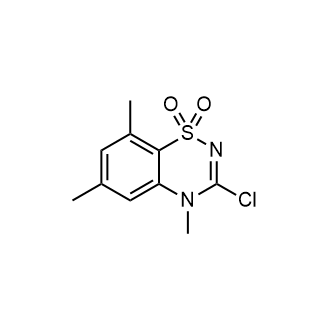 4H-1,2,4-Benzothiadiazine, 3-Chloro-4,6,8-trimethyl-, 1,1-dioxide |CS-0760889