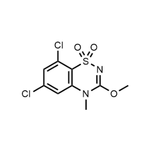 6,8-Dichloro-3-Methoxy-4-methyl-4H-1,2,4-benzothiadiazin-1,1-dioxide|CS-0760890