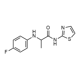 2-(4-Fluoro-Phenylamino)-N-thiazol-2-yl-propionamide|CS-0761152