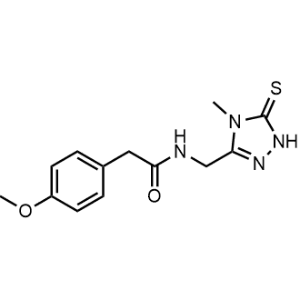 2-(4-Methoxyphenyl)-N-[(4-methyl-5-sulfanylidene-4,5-dihydro-1H-1,2,4-triazol-3-yl)methyl]acetamide|CS-0761198