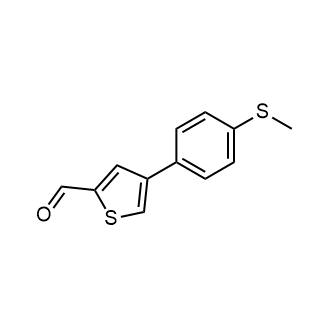 4-[4-(Methylsulfanyl)Phenyl]-2-thiophenecarbaldehyde|CS-0761357