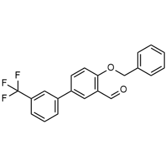 4-(Benzyloxy)-3'-(Trifluoromethyl)[1,1'-biphenyl]-3-carbaldehyde|CS-0761439