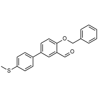 4-(Benzyloxy)-4'-(Methylsulfanyl)[1,1'-biphenyl]-3-carbaldehyde|CS-0761448