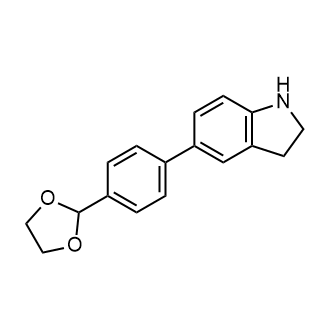 5-[4-(1,3-Dioxolan-2-Yl)phenyl]indoline|CS-0761753