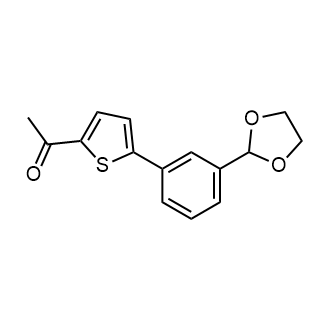 1-{5-[3-(1,3-Dioxolan-2-Yl)phenyl]-2-thienyl}ethanone|CS-0761819
