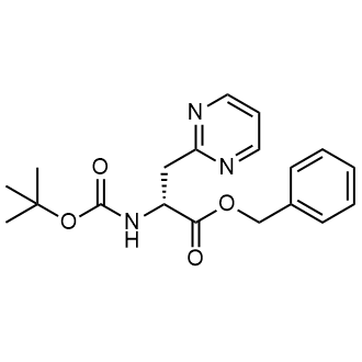 (R)-2-Tert-Butoxycarbonylamino-3-pyrimidin-2-yl-propionic acid benzyl ester|CS-0762195