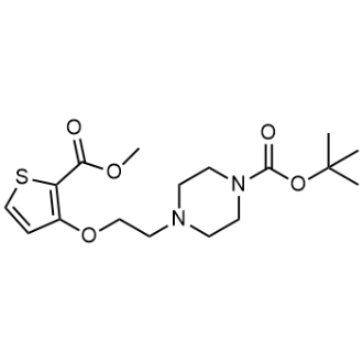 Methyl 3-{2-[4-(Tert-Butoxycarbonyl)piperazin-1-yl]ethoxy}thiophene-2-carboxylate|CS-0762911