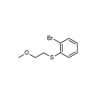 1-Bromo-2-[(2-Methoxyethyl)thio]benzene|CS-0763567