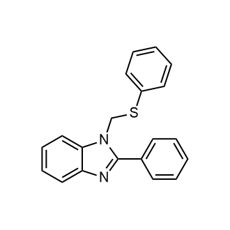 2-Phenyl-1-[(Phenylsulfanyl)methyl]-1H-1,3-benzodiazole|CS-0764053