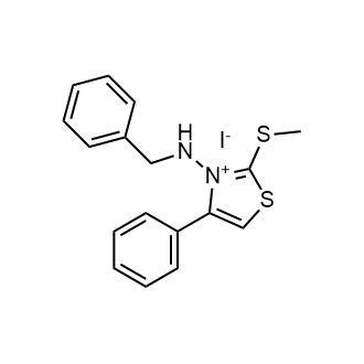 3-(Benzylamino)-2-(Methylsulfanyl)-4-phenyl-1,3-thiazol-3-ium iodide|CS-0764148