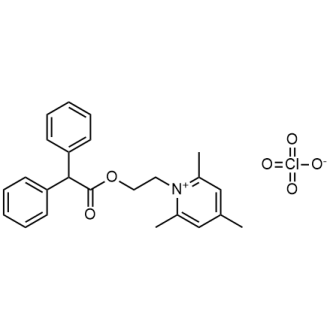1-{2-[(2,2-Diphenylacetyl)Oxy]ethyl}-2,4,6-trimethylpyridin-1-ium perchlorate|CS-0764362