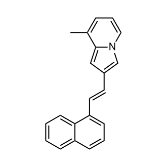 8-Methyl-2-[(E)-2-(Naphthalen-1-yl)ethenyl]indolizine|CS-0764471