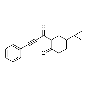 4-(tert-butyl)-2-(3-phenylpropioloyl)cyclohexan-1-one|CS-0764491