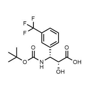 rel-(2R,3R)-3-((Tert-Butoxycarbonyl)amino)-2-hydroxy-3-(3-(trifluoromethyl)phenyl)propanoic acid|CS-0764880