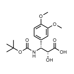 rel-(2R,3R)-3-((Tert-Butoxycarbonyl)amino)-3-(3,4-dimethoxyphenyl)-2-hydroxypropanoic acid|CS-0764891