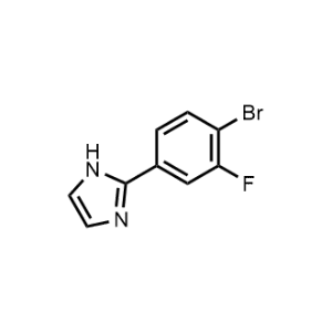 1H-Imidazole, 2-(4-Bromo-3-fluorophenyl)-|CS-0765010