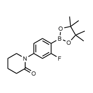 1-[3-Fluoro-4-(4,4,5,5-tetramethyl-1,3,2-dioxaborolan-2-yl)phenyl]piperidin-2-one|CS-0765073