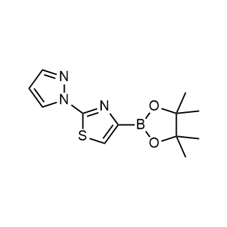 2-Pyrazol-1-yl-4-(4,4,5,5-tetramethyl-1,3,2-dioxaborolan-2-yl)-1,3-thiazole|CS-0765149