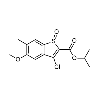 Propan-2-yl 3-chloro-5-methoxy-6-methyl-1-oxo-1-benzothiophene-2-carboxylate|CS-0765471