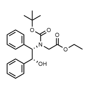 Ethyl 2-((Tert-butoxycarbonyl)((1S,2R)-2-hydroxy-1,2-diphenylethyl)amino)acetate|CS-0765536