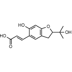 3-(6-hydroxy-2-(2-hydroxypropan-2-yl)-2,3-dihydrobenzofuran-5-yl)acrylic acid|CS-0765908