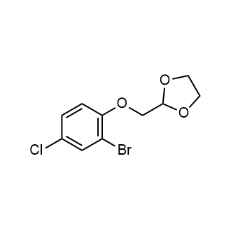 2-[(2-Bromo-4-chlorophenoxy)methyl]-1,3-dioxolane|CS-0765936