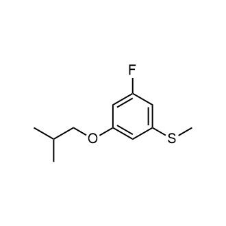 1-Fluoro-3-(2-methylpropoxy)-5-methylsulfanylbenzene|CS-0765973