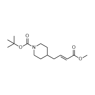 tert-butyl 4-(4-methoxy-4-oxobut-2-en-1-yl)piperidine-1-carboxylate|CS-0766225