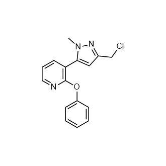 3-(3-(Chloromethyl)-1-Methyl-1H-pyrazol-5-yl)-2-phenoxypyridine|CS-0766309