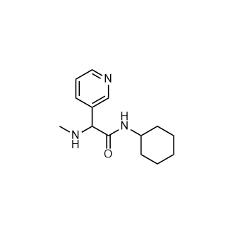 N-Cyclohexyl-2-(Methylamino)-2-(pyridin-3-yl)acetamide|CS-0766331