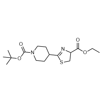 1-Boc-4-(4-Ethoxycarbonyl-4,5-Dihydrothiazol-2-yl)piperidine|CS-0766356