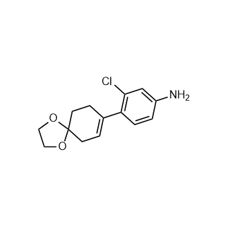 3-Chloro-4-(1,4-dioxaspiro[4.5]dec-7-en-8-yl)aniline|CS-0766387