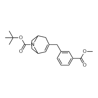 Tert-butyl 3-[(3-methoxycarbonylphenyl)methyl]-8-azabicyclo[3.2.1]oct-2-ene-8-carboxylate|CS-0766394