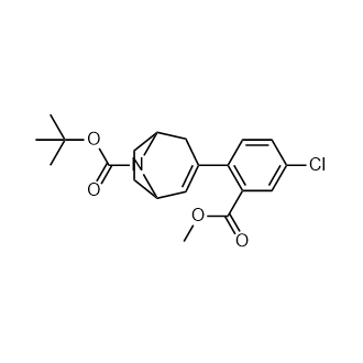 Tert-butyl 3-(4-chloro-2-methoxycarbonylphenyl)-8-azabicyclo[3.2.1]oct-2-ene-8-carboxylate|CS-0766396