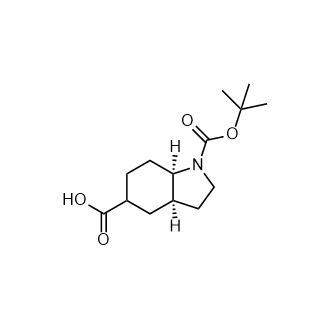 (3aR,7aR)-1-[(2-Methylpropan-2-yl)oxycarbonyl]-2,3,3a,4,5,6,7,7a-octahydroindole-5-carboxylic acid|CS-0766458
