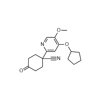 1-(4-(Cyclopentyloxy)-5-Methoxypyridin-2-yl)-4-oxocyclohexanecarbonitrile|CS-0766467