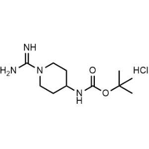 Tert-butyl N-(1-carbamimidoylpiperidin-4-yl)carbamate;hydrochloride|CS-0766519