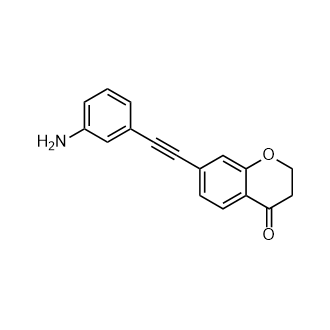 7-[2-(3-Aminophenyl)ethynyl]-2,3-dihydrochromen-4-one|CS-0766542