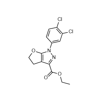 Ethyl 1-(3,4-Dichlorophenyl)-4,5-dihydro-1H-furo[2,3-c]pyrazole-3-carboxylate|CS-0766615