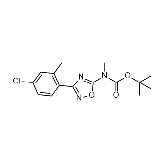 Tert-Butyl (3-(4-chloro-2-methylphenyl)-1,2,4-oxadiazol-5-yl)(methyl)carbamate|CS-0766653