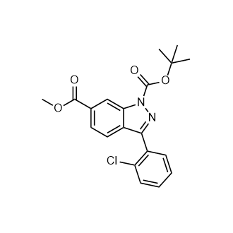 Methyl 1-Boc-3-(2-Chlorophenyl)indazole-6-carboxylate|CS-0766668