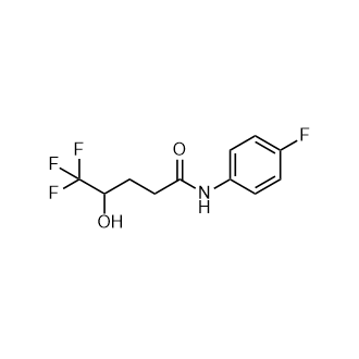 5,5,5-Trifluoro-N-(4-Fluorophenyl)-4-hydroxypentanamide|CS-0766691