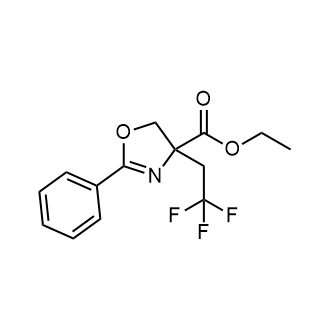 Ethyl 2-Phenyl-4-(2,2,2-trifluoroethyl)-4,5-dihydrooxazole-4-carboxylate|CS-0766707