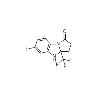6-Fluoro-3a-(trifluoromethyl)-3,4-dihydro-2H-pyrrolo[1,2-a]benzimidazol-1-one|CS-0766727