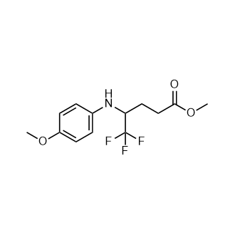 Methyl 5,5,5-Trifluoro-4-(4-methoxyphenylamino)pentanoate|CS-0766750