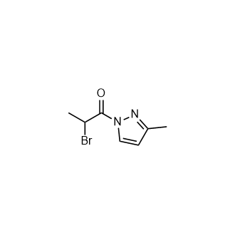 2-Bromo-1-(3-methylpyrazol-1-yl)propan-1-one|CS-0766828