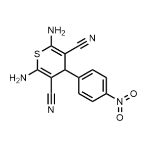 2,6-diamino-4-(4-nitrophenyl)-4H-thiopyran-3,5-dicarbonitrile|CS-0767079