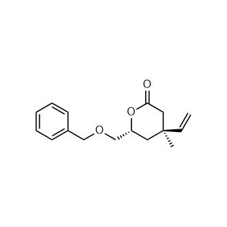 (4S,6R)-6-((Benzyloxy)Methyl)-4-methyl-4-vinyltetrahydro-2H-pyran-2-one|CS-0767242