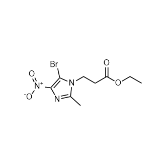 Ethyl 3-(5-Bromo-2-methyl-4-nitro-1H-imidazol-1-yl)propanoate|CS-0767458